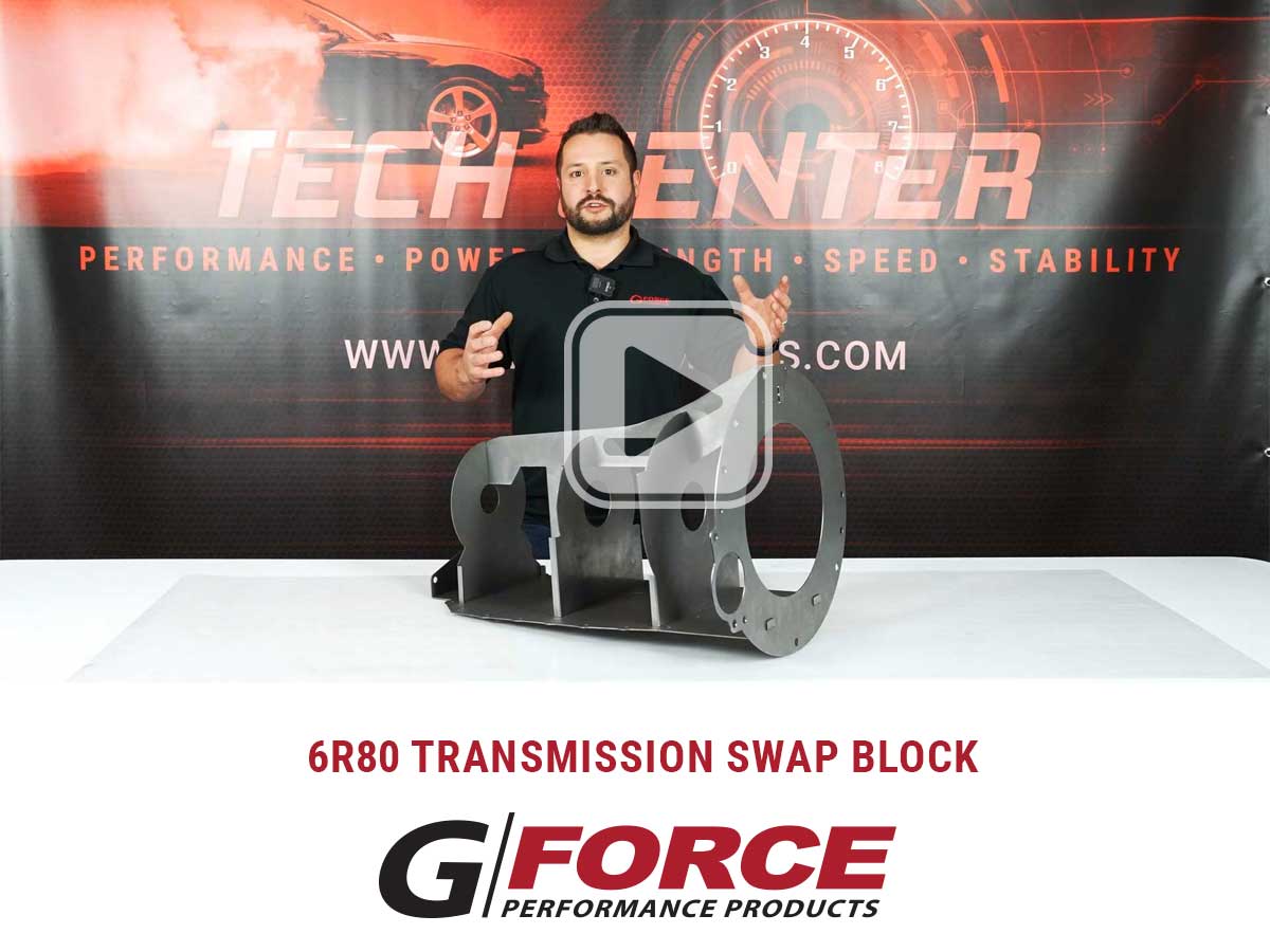 G Force 6R80 Transmission Swap Block