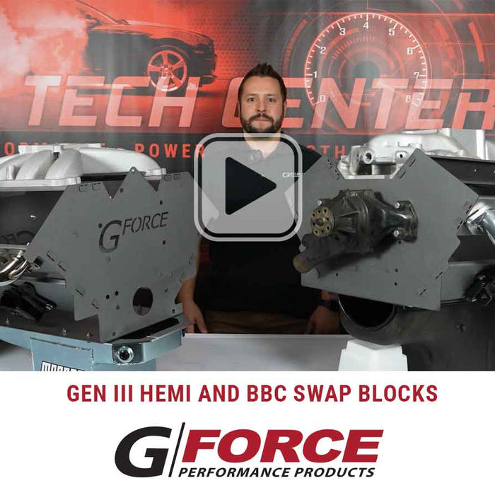 Swap Block Mock Up Block Hemi Gen III Engine and Big Block Chevy (BBC) Engine