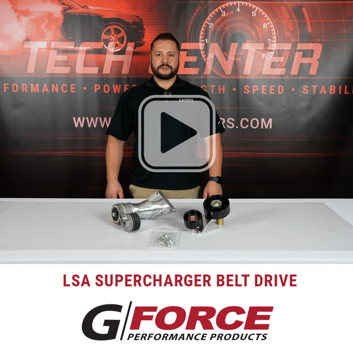 Updated LSA Supercharger Belt Drive System